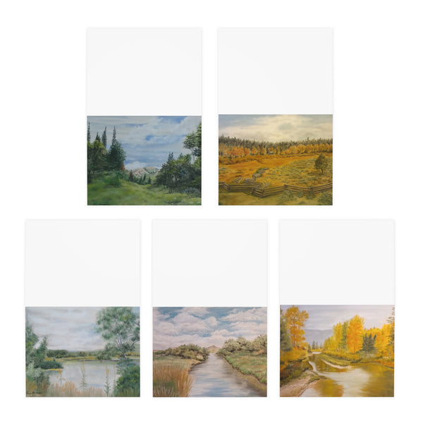 Majestic Landscapes Greeting Cards (5-Pack)