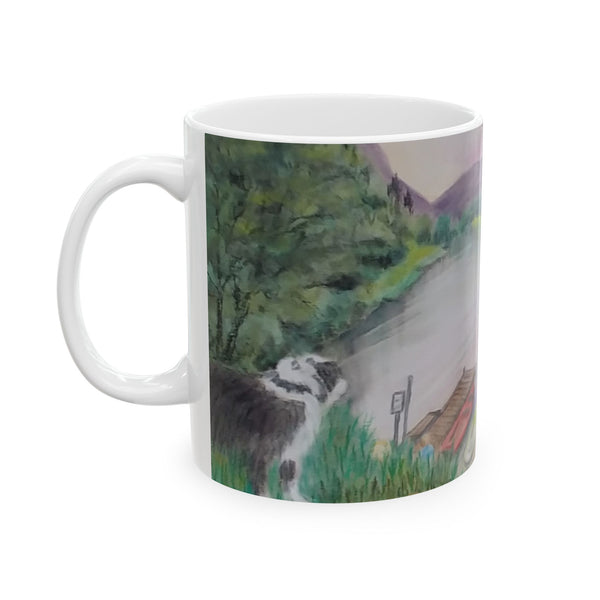 A Day at the Pond Ceramic Mug, (11oz, 15oz)