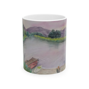 A Day at the Pond Ceramic Mug, (11oz, 15oz)