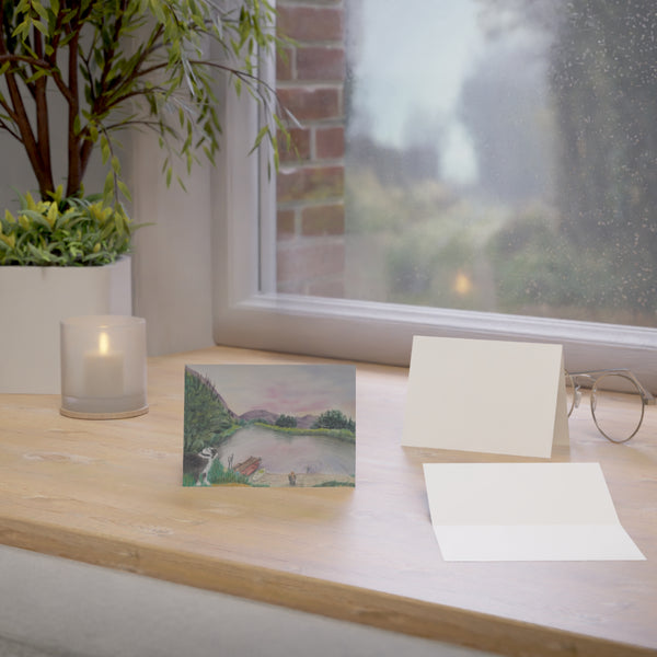 A Day at the Pond Greeting Cards (1, 10, 30, and 50pcs)