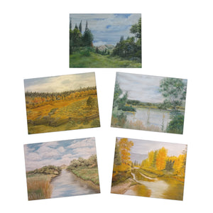 Majestic Landscapes Greeting Cards (5-Pack)