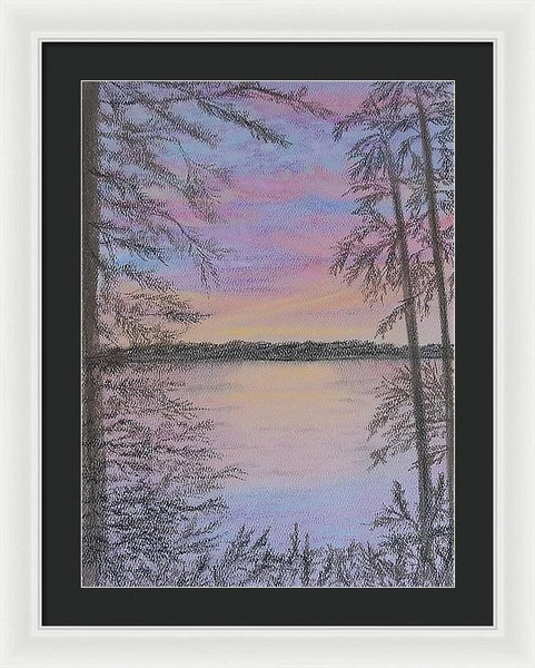 Colorful Sunset - Framed Print