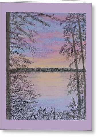 Colorful Sunset - Greeting Card