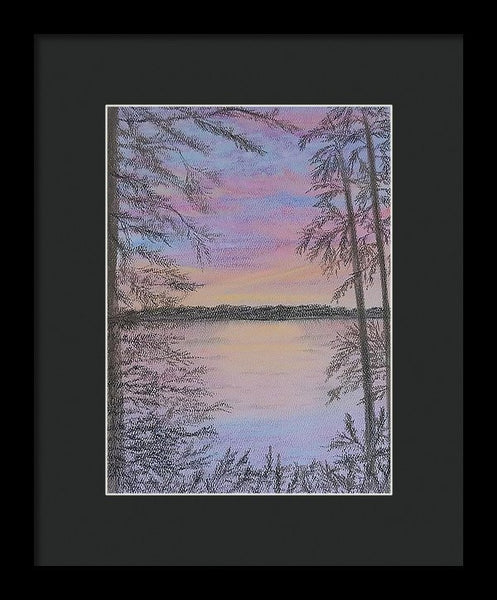 Colorful Sunset - Framed Print