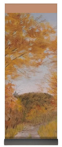 Serene Autumn Path - Yoga Mat