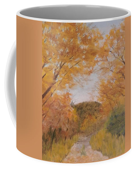 Serene Autumn Path - Mug