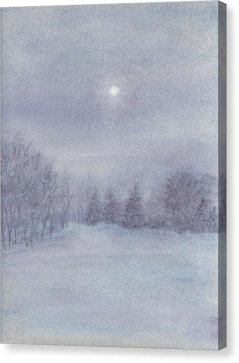 Snowy Serenity - Canvas Print