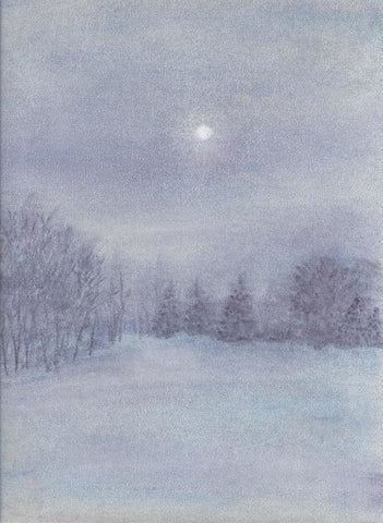 Snowy Serenity - Art Print