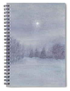 Snowy Serenity - Spiral Notebook