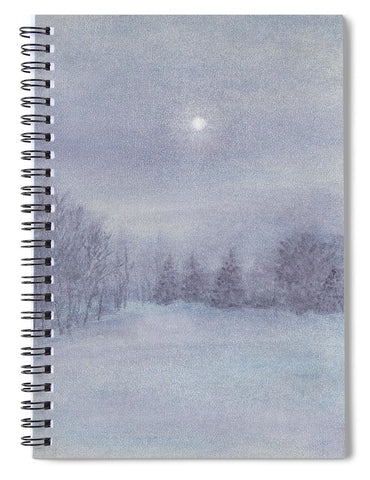 Snowy Serenity - Spiral Notebook