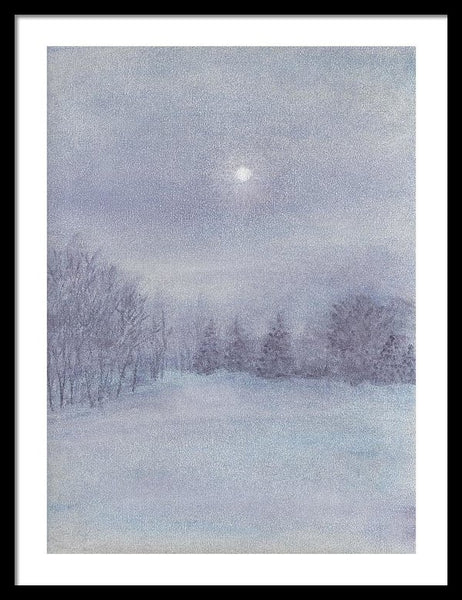 Snowy Serenity - Framed Print
